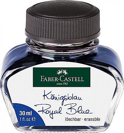 Rechizite școlare - Cerneala 30ml albastra Faber-Castell