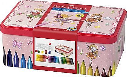 Carioci - Carioca 33 culori Ballerina Box Connector Faber-Castell