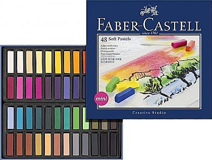 Instrumente de scris - Creioane Pastel Soft Mini, 48 Culori, FC128248