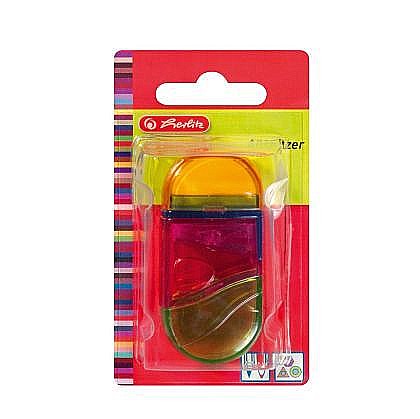 Ascutițori - Ascutitoare cu radiera 2 in 1 Herlitz plastic