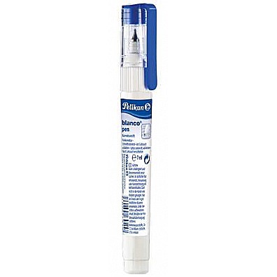 Promoții de Toamnă - Pix corector blanco pe baza de solvent varf metalic 7ml Pelikan