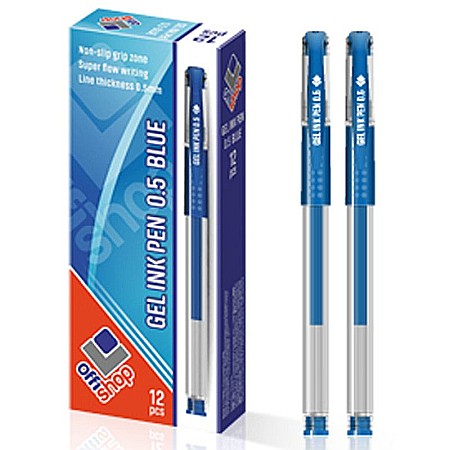 Birotică și accesorii birou - Pix cu gel 0.7 mm albastru Offishop