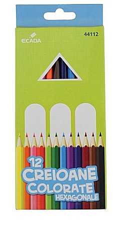 Creioane colorate - Creion Color 12 Mari Ecada
