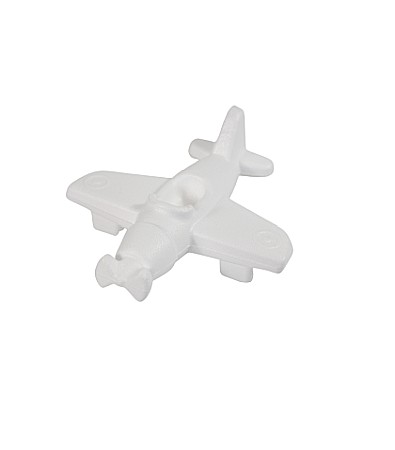 Accesorii creatie polistiren HD avion alb 15x5.5x16cm Colorarte [1]