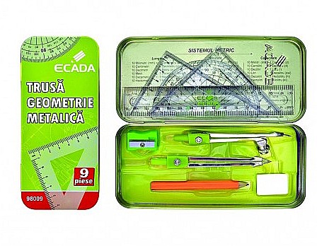 Truse geometrie - Trusa de Geometrie metalica Ecada