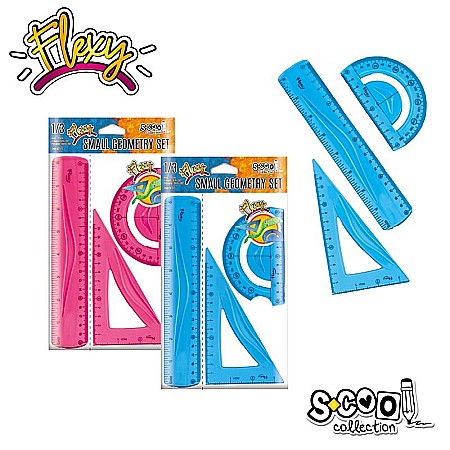 Truse geometrie - Trusa de Geometrie flexibila 3/Set S-Cool