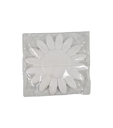 Accesorii creatie polistiren HD floarea soarelui alb 15x15x1.6cm Colorarte [1]