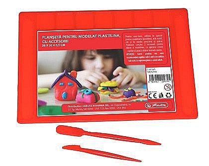 Plastilină - Planseta pentru modelat plastilina, incl. accesorii