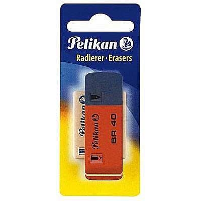 Rechizite școlare - Set 1 Radiera BR 40 + 1 Radiera WS 30 blister Pelikan