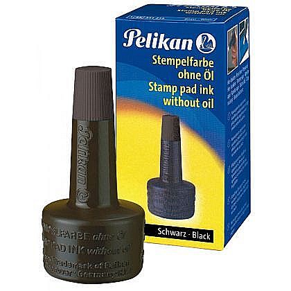 Rezerve pixuri și cerneală - Tus Stampila Neuleios 28ml Negru Pelikan