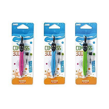 Accesorii geometrie și matematică - Compas Metallic Junior 3007 - 130937 în Blister