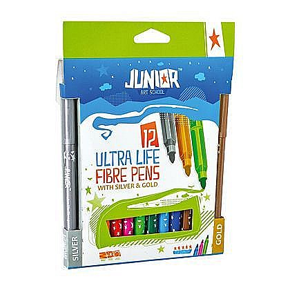 Instrumente de scris - Carioca 10+2 Culori Junior Ultra Life 130314