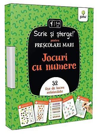 Cărți - Jocuri cu numere • pentru preșcolari mari