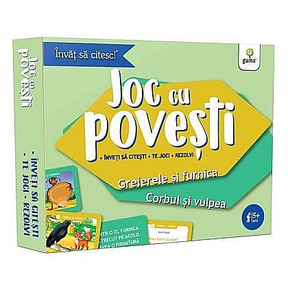 Cărți - Greierele si furnica-corbul si vulpea/carduri pentru Invatarea Citirii