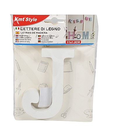 Artă și creativitate - Litera din lemn  j 8*11*1.2cm 6217510