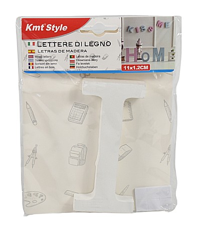 Artă și creativitate - Litera din lemn  I 8*11*1.2cm 6217509