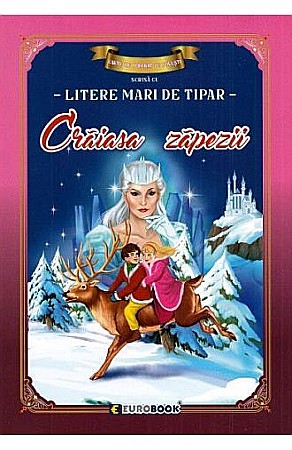 Povești și ficțiune pentru copii - Inv. Crăiasa zăpezii colorat