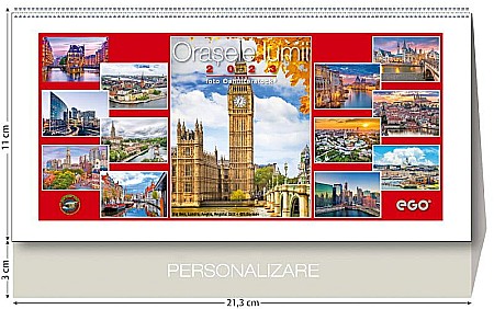 Calendare - Calendar birou orasele lumii 13file ca143238
