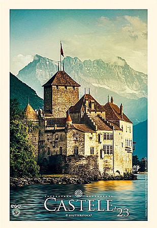 Calendare - Calendar perete castele 13 file 330x480mm ca143258