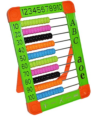 Socotitori și bețisoare pentru numărat - Socotitoare plastic mare 22.5 x 15.5 cm