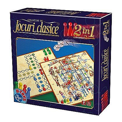 Jucării și jocuri - Joc 2 in 1 ludo+sus jos dto61195