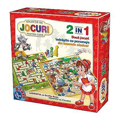 Jucării și jocuri - Joc 2 in 1 scufita+pinocchio dto60785