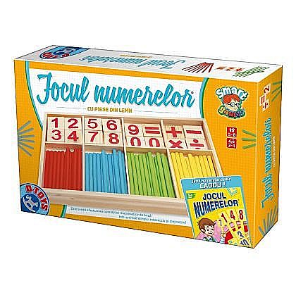 Jocuri educative - Jocul numerelor lemn dto71729