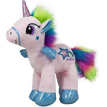 Jucării de pluș - Unicorn colorat alb 24cm 010812-1