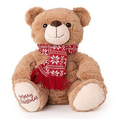 Jucării de pluș - Urs cu esarfa maro 22cm 010183-2