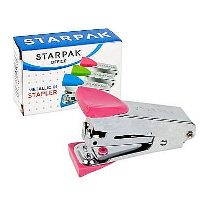 Instrumente și accesorii birou - Capsator metalic, mini, nr.10, roz 437781 stk