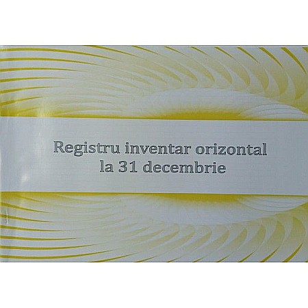 Tipizate și registre - Registru inventar orizontal