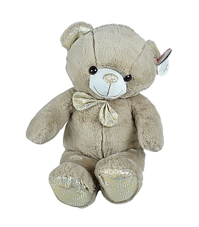 Jucării de pluș - Urs cu fundita aurie 35cm 030108-1