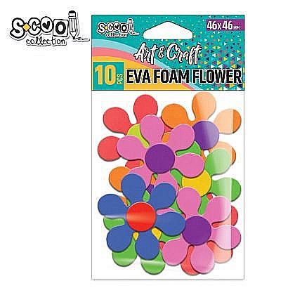 Artă și creativitate - Accesorii craft-floricele spuma eva 10buc/set sc1972