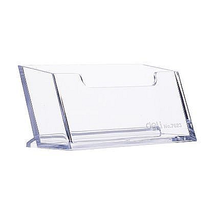 Birotică și accesorii birou - Suport carti de vizita acrilic deli dle7623