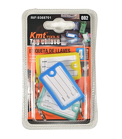 Brelocuri - Breloc chei cu eticheta 4buc/set 9368701