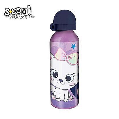 Pahare și sticle pentru scoală - Sticla apa aluminiu Kitty 500 ml S-Cool