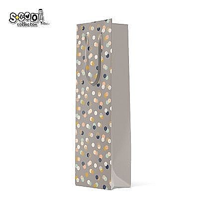 Accesorii pentru impachetat - Punga cadou ptr.Sticle 12x39x9cm s-cool sc1855 33945