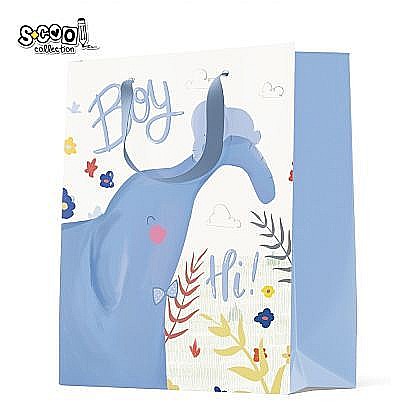 Accesorii pentru impachetat - Punga cadou jumbo 49.5x70x19.5cm s-cool sc1848