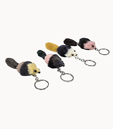 Casă și decorațiuni - Breloc pufos soricel variante diferite