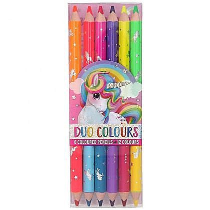 Rechizite școlare - Set Creioane Ylvi Duo, 6 Bucăți/set, 1-6243