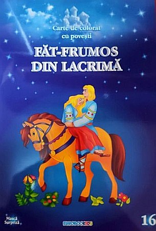 Cărți - Carte de colorat cu povești Făt-Frumos din lacrimă