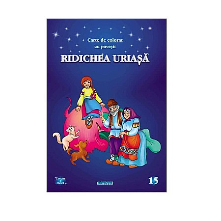 Cărți - Carte de colorat cu povesti ridichea uriasa 