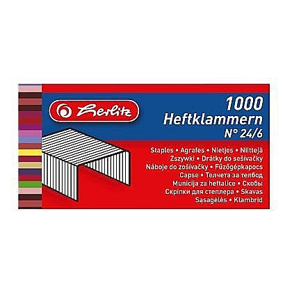 Instrumente și accesorii birou - Agrafe capsator 24/6 set 1000 8760514
