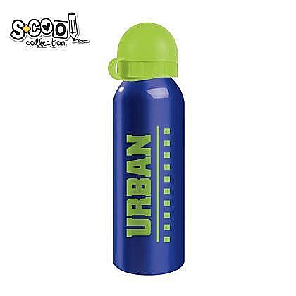 Pahare și sticle pentru scoală - Sticla apa 500 ml aluminiu albastru 6.3x21 cm S-Cool