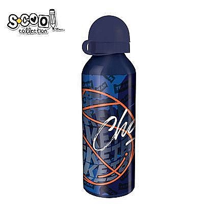 Pahare și sticle pentru scoală - Sticla apa 500ml aluminiu basketball 6.3x21cm sc2262