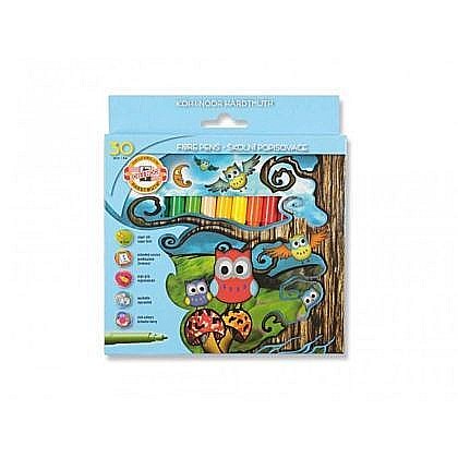 Rechizite școlare - Carioca 30 Culori Owls - Koh-I-Noor K1012-30