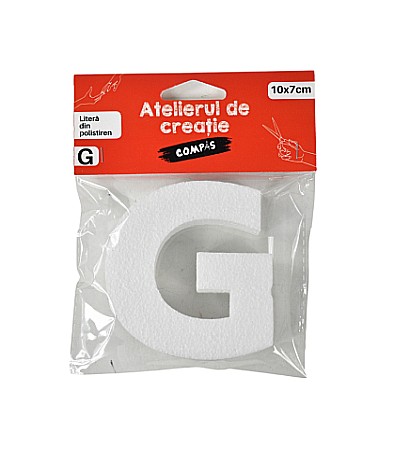 Artă și creativitate - Accesorii craft- litera g polistiren