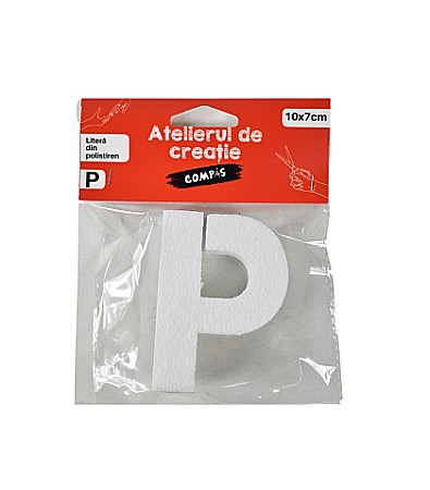 Artă și creativitate - Accesorii craft- litera p polistiren