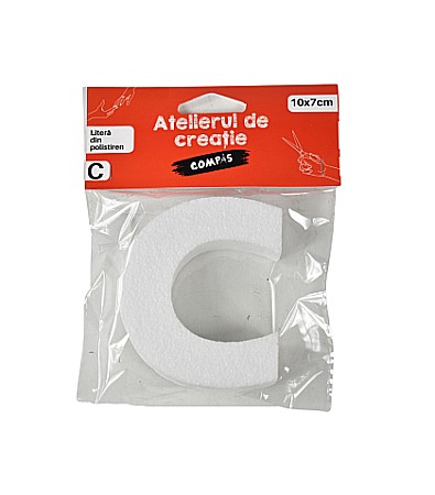 Artă și creativitate - Accesorii craft- litera c polistiren