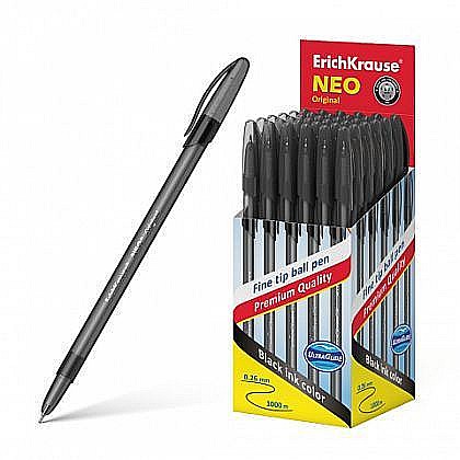 Rechizite școlare - Pix pen erichkrause neo original ink color black 46516